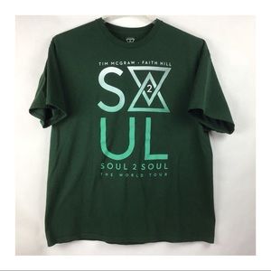Faith Hill Tim McGraw 2017 Concert T-Shirt Size XL